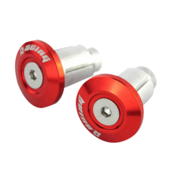 EMBOUTS GUIDON MX ROUGE