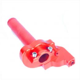 POIGNEE DE GAZ CROSS ALU RED